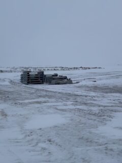 Nothing but a cold memory! 500 piles for a large solar array in central AB. Nothing like the wind blowing and not a tree in site in the dead of winter. #solar #screwpiles #screwpilefoundation #solarfoundation #helicalpiles
